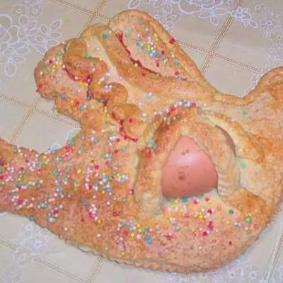 Easter Dove Buns with Hidden Eggs: A Catania Classic