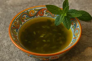 Sicilian Agliata: A Lively Garlic & Herb Dressing for Fish and Summer Veg