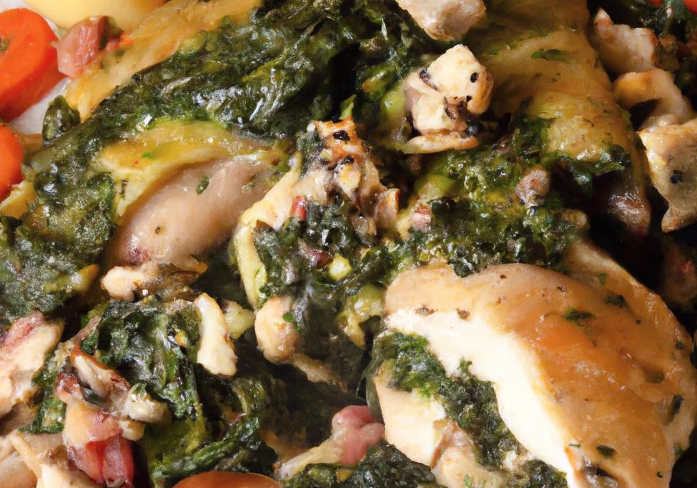 Arrotolato di pollo con spinaci: La cucina siciliana alla tua portata