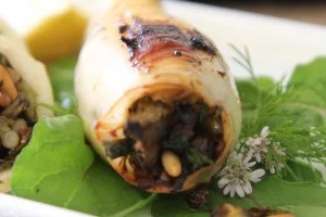 Calamari ripieni al forno alla siciliana