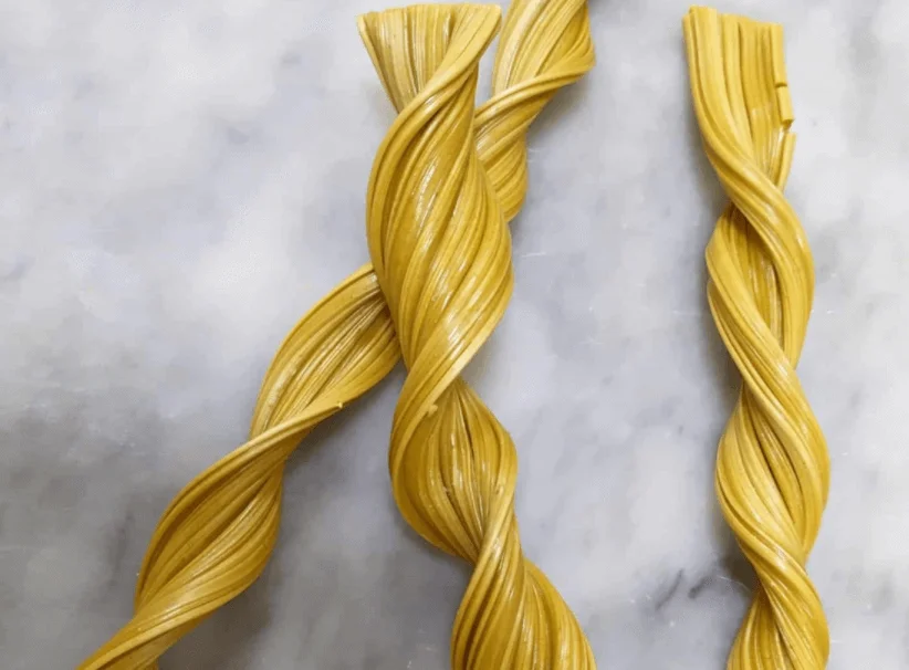 Traditional Sicilian ciaurrina, a honey sweet from Barcellona Pozzo di Gotto