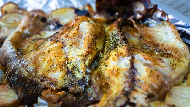 Filetti di sgombro in fricassea