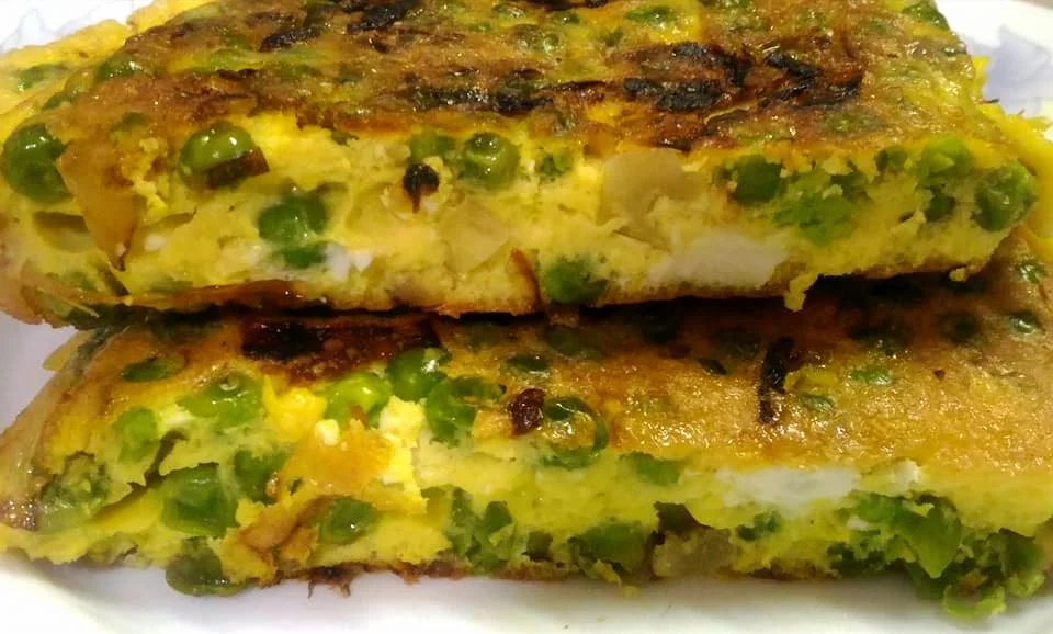 Frittata di piselli