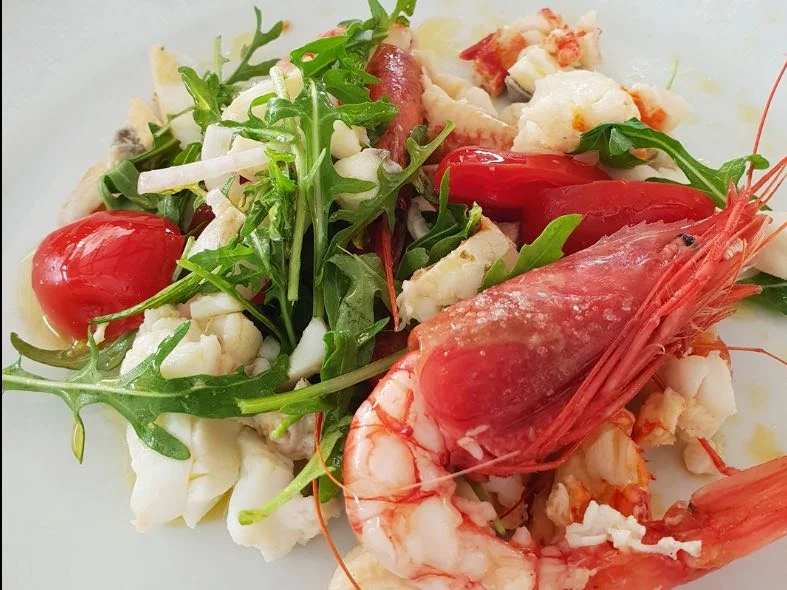 Insalata di aragosta e gamberoni alla siciliana: Sopraffina bontà