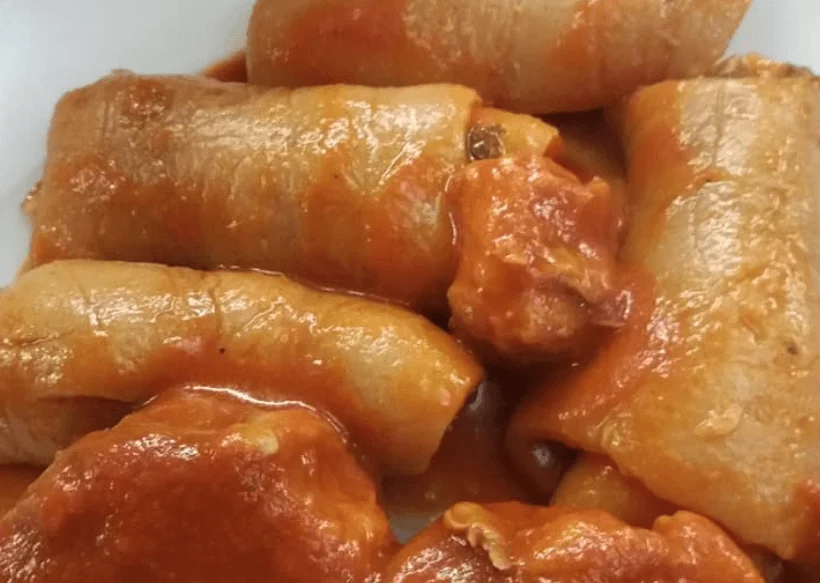 Involtini di cotiche di maiale