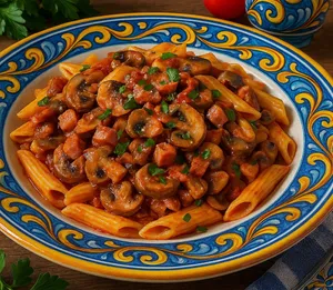 Pasta al sugo di funghi e pancetta: un primo autunnale siciliano