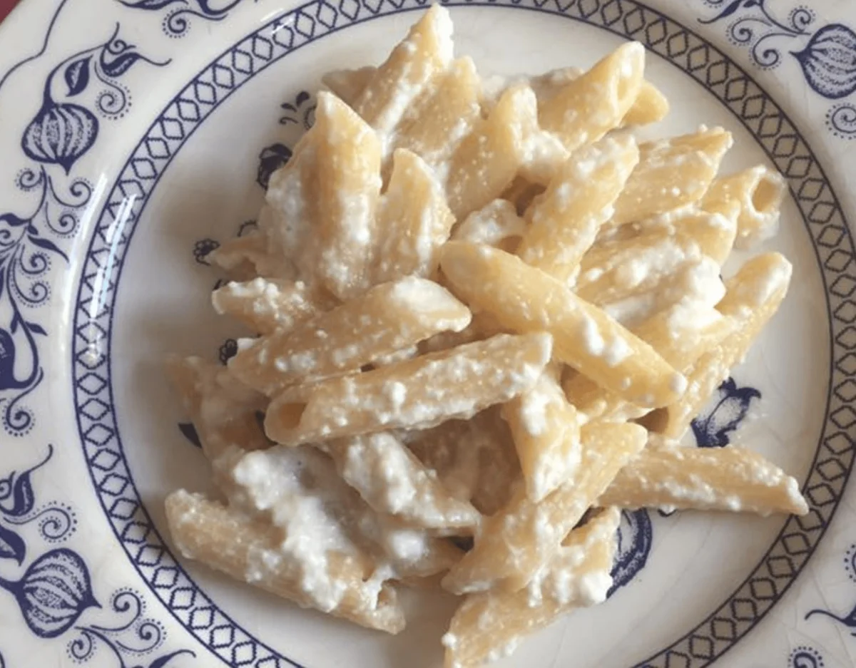 Pasta con la ricotta