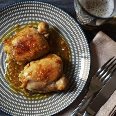 Pollo all'aceto alla siciliana