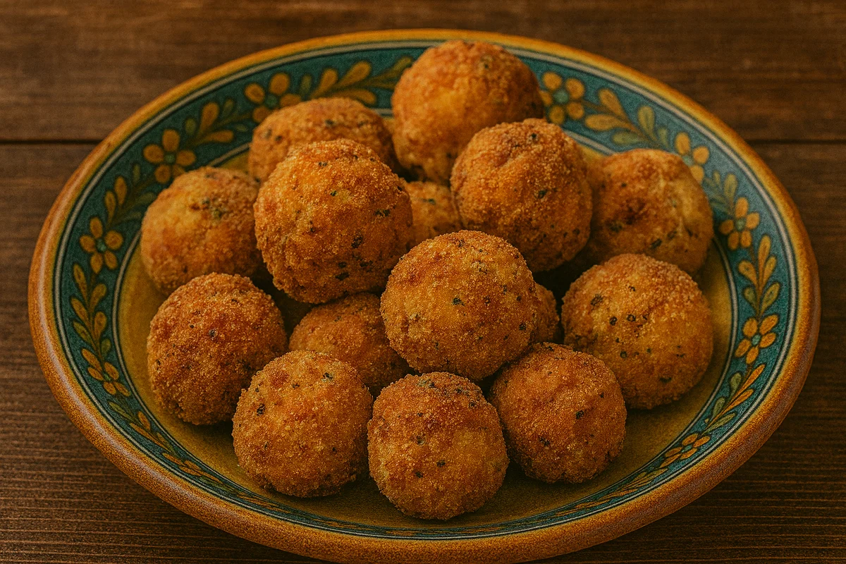 Polpette di pesce spada fritte croccanti