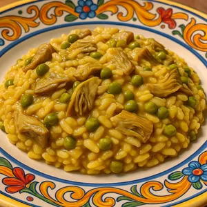 Spring Risotto with Artichokes and Peas