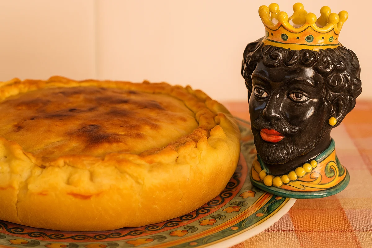 Timballo di patate in crosta: La Sicilia in bocca