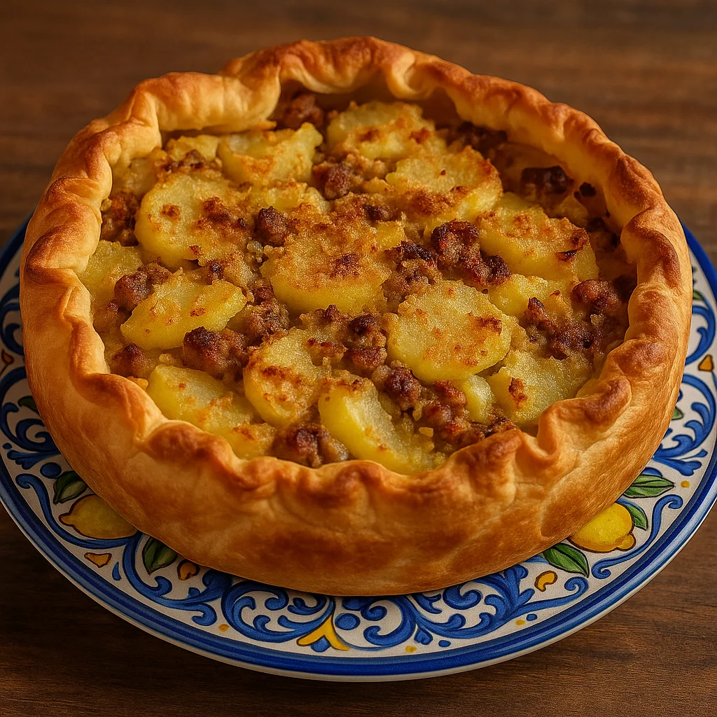 Torta salata con patate: Un abbraccio di sapori siciliani